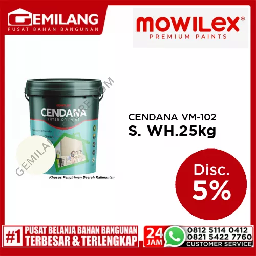 MOWILEX CENDANA VM-102 SUPER WHITE 25kg
