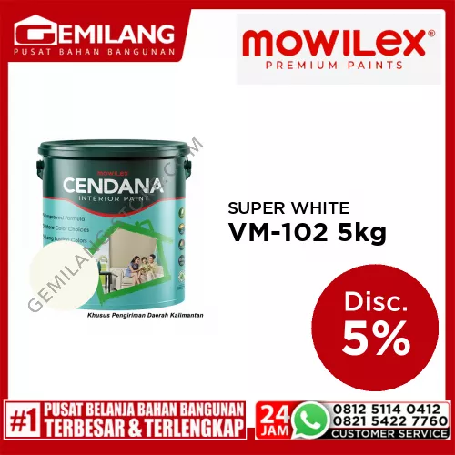 MOWILEX CENDANA VM-102 SUPER WHITE 5kg