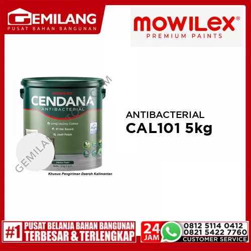 MOWILEX CENDANA ANTIBACTERIAL CAL-101 WHITE 5kg