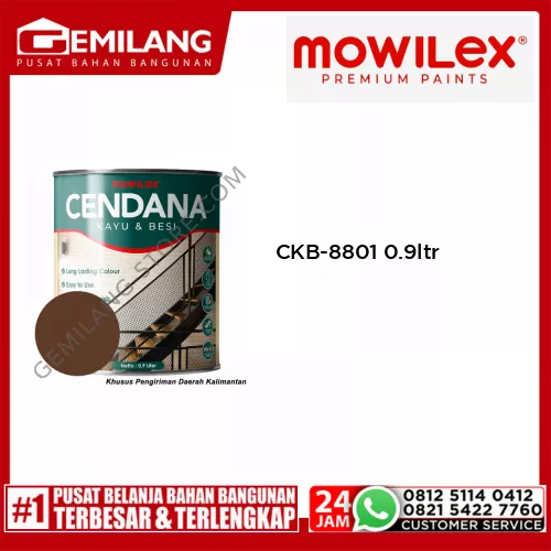MOWILEX CENDANA KAYU & BESI CKB-8801 TOFFE CANDY 0.9ltr