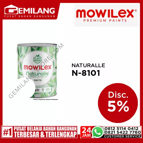 MOWILEX NATURALLE WINTER WHITE N-8101 2.5ltr