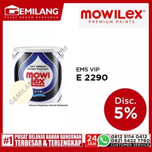 MOWILEX EMS VIP E 2290 BRILLIANT WHITE 2.5ltr