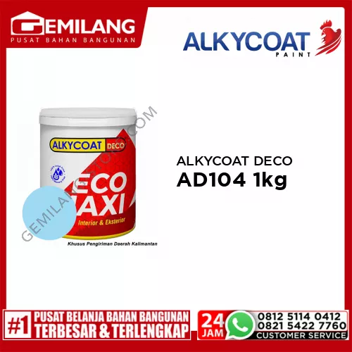 NEO ALKYCOAT DECO AD104 ALLURE BLUE 1kg