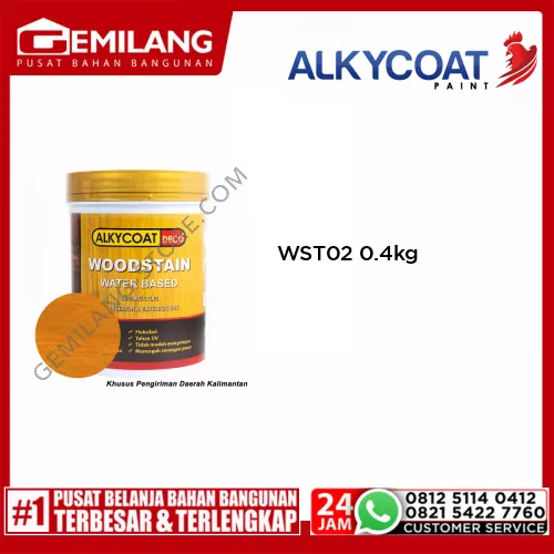 NEO ALKYCOAT DECO WOODSTAIN WST02 YELLOW WOOD 0.4kg