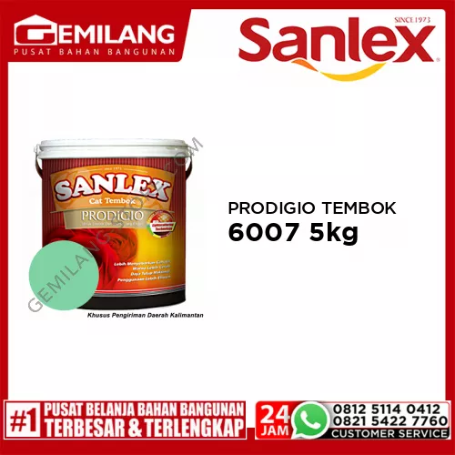 SANLEX PRODIGIO CAT TEMBOK 6007 SPRING SPALSH 5kg