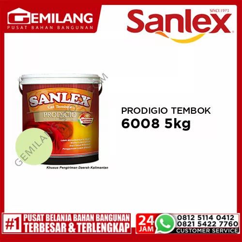 SANLEX PRODIGIO CAT TEMBOK 6008 DREAM LAND 5kg
