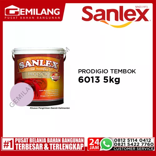 SANLEX PRODIGIO CAT TEMBOK 6013 VIOLET PETAL 5kg