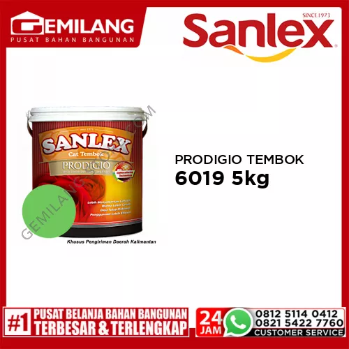SANLEX PRODIGIO CAT TEMBOK 6019 SPRING VIGOR 5kg