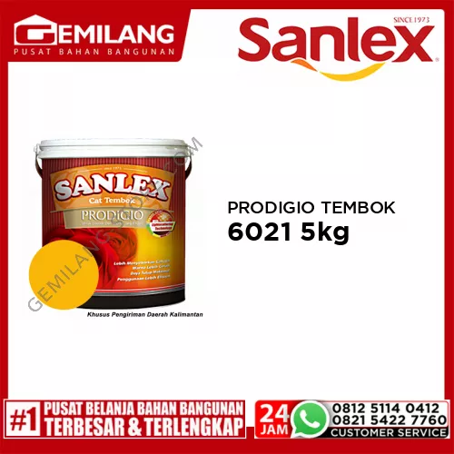 SANLEX PRODIGIO CAT TEMBOK 6021 ALL GOLD 5kg