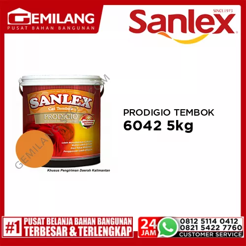 SANLEX PRODIGIO CAT TEMBOK 6042 SUNSHINE 5kg