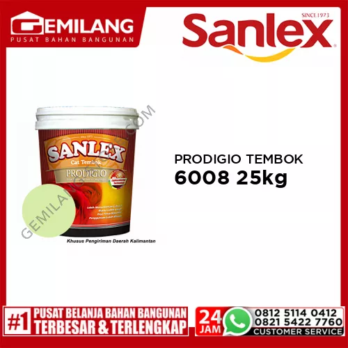 SANLEX PRODIGIO CAT TEMBOK 6008 DREAM LAND 25kg