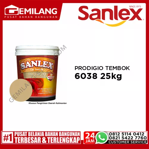 SANLEX PRODIGIO CAT TEMBOK 6038 IVORY 25kg