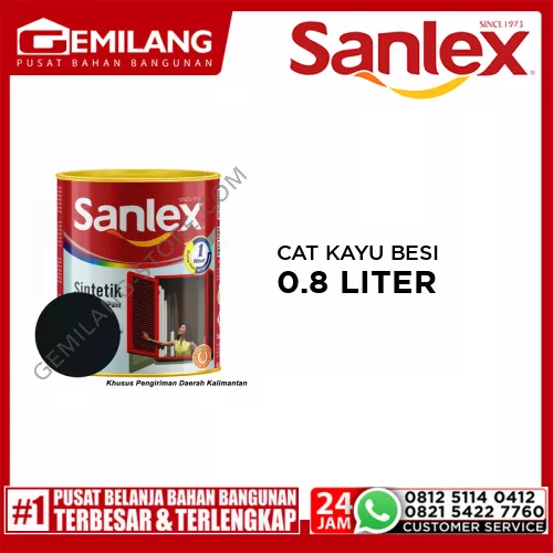SANLEX PRODIGIO CAT K.BESI 6101 BLACK MATT 0.8ltr