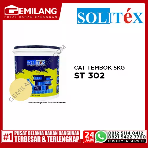 SOLITEX CAT TEMBOK 5KG KNG GADING ST 302