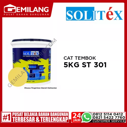 SOLITEX CAT TEMBOK 5KG KNG KECAPI ST 301
