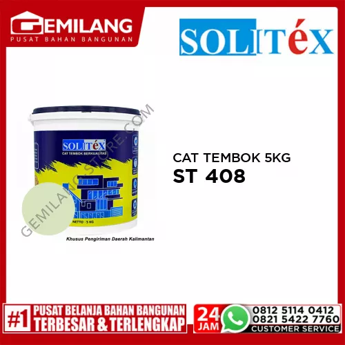 SOLITEX CAT TEMBOK 5KG HJ APEL ST 408