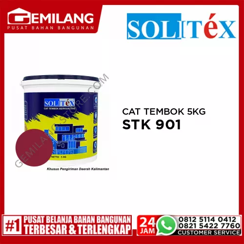 SOLITEX CAT TEMBOK 5KG NYATOH STK 901