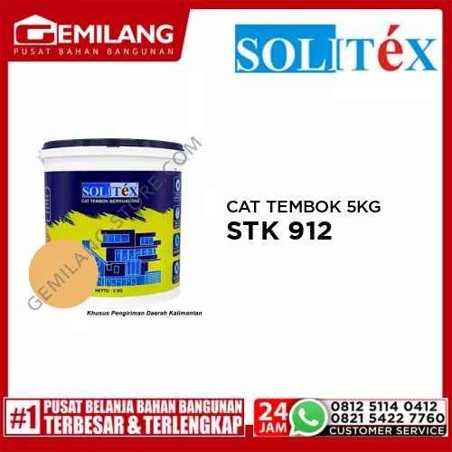 SOLITEX CAT TEMBOK 5KG METEOR STK 912
