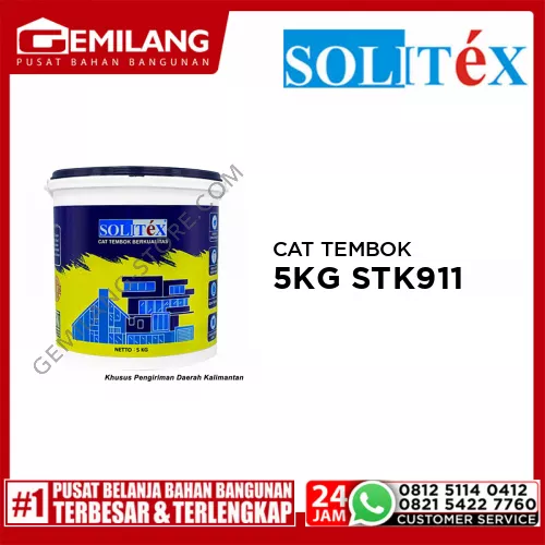 SOLITEX CAT TEMBOK 5KG SALEM STK 911
