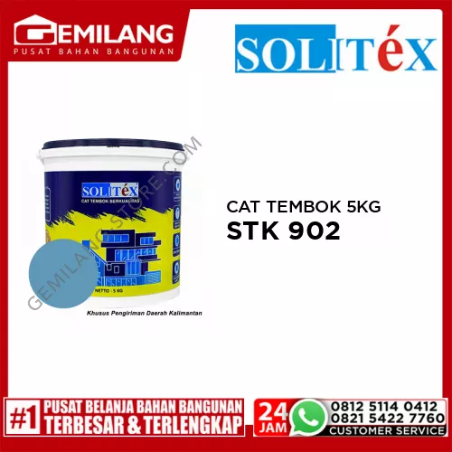 SOLITEX CAT TEMBOK 5KG FLAMBOYAN STK 902