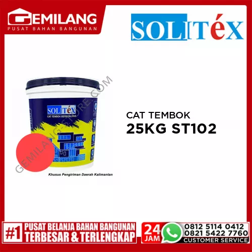 SOLITEX CAT TEMBOK 25KG MRH MUDA ST 102