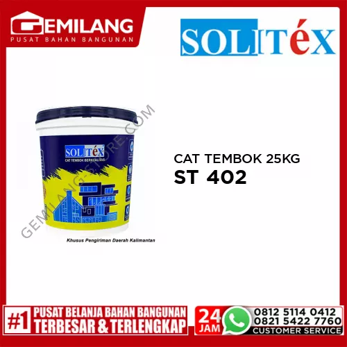 SOLITEX CAT TEMBOK 25 KG HIJAU DAUN ST 402