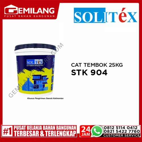 SOLITEX CAT TEMBOK 25 KG KEMUNING STK 904