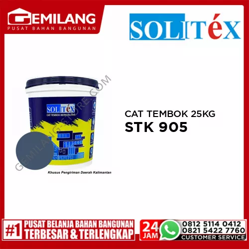 SOLITEX CAT TEMBOK 25 KG SAMUDERA STK 905