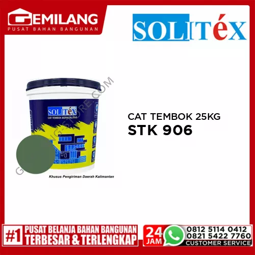SOLITEX CAT TEMBOK 25 KG BARETA STK 906