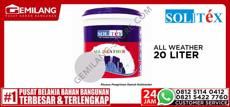 ASTEX ALL WEATHER EXT.20 LTR TRANSLUCENT NAW.012