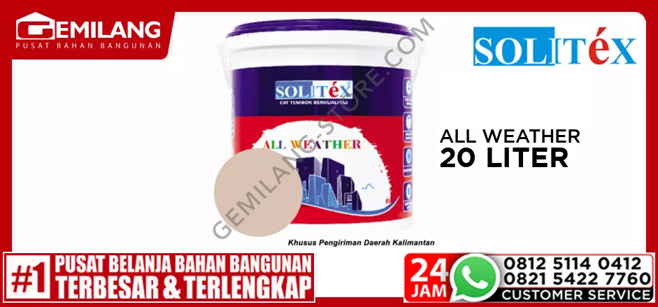 ASTEX ALL WEATHER EXT.20LTR LIGHT IVORY NAW 302