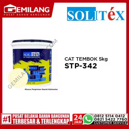 SOLITEX CAT TEMBOK 5kg PUTIH PUALAM STP-342