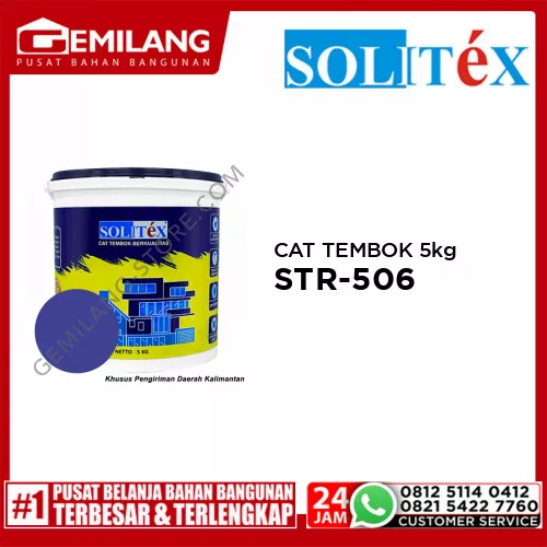 SOLITEX CAT TEMBOK 5kg SAFIR STR-506
