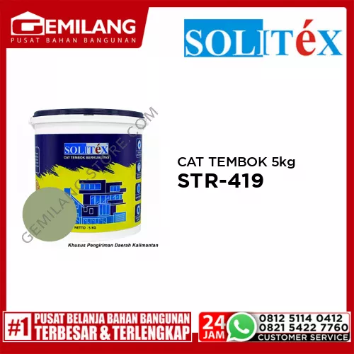 SOLITEX CAT TEMBOK 5kg HIJAU NAILAL STR-419