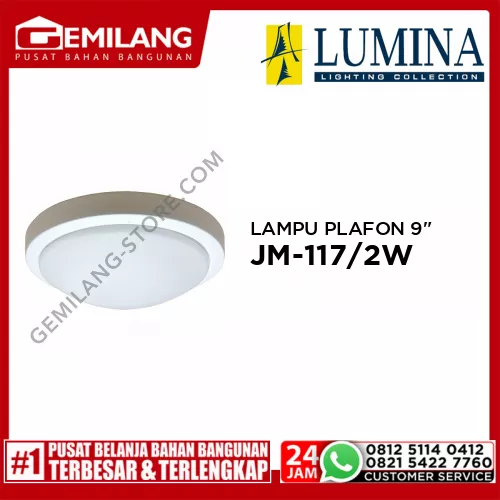 LAMPU PLAFON JM-117/2W 9INCH ST