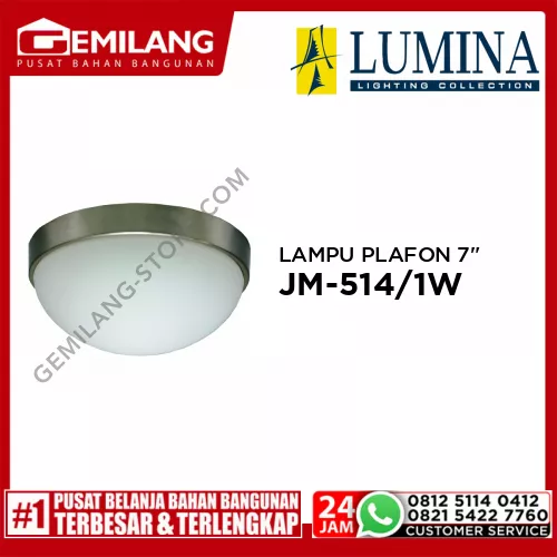 LAMPU PLAFON JM-514/1W 7inch ST