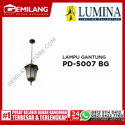 LAMPU GANTUNG PD-5007 BG