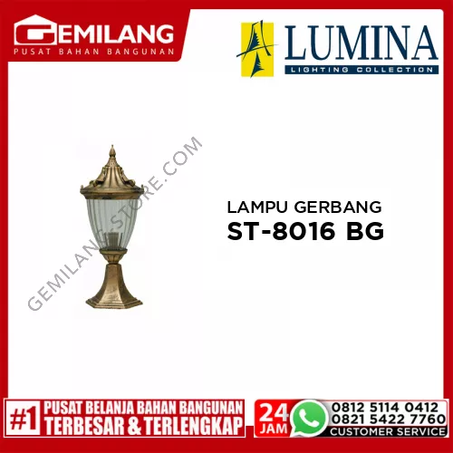 LAMPU GERBANG ST-8016 BG