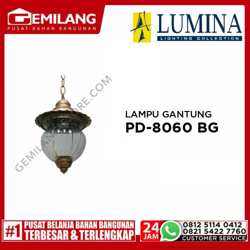 LAMPU GANTUNG PD-8060 BG