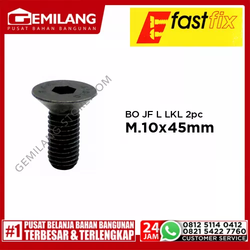FAST FIX BO JF L M.10 x 45mm LKL 2pc/PAK