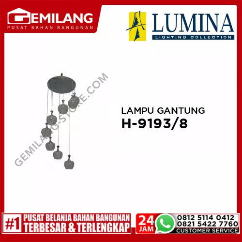 LAMPU GANTUNG H-9193/8