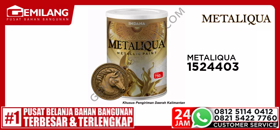 METALIQUA RICH GOLD 0.75ltr (1524403)