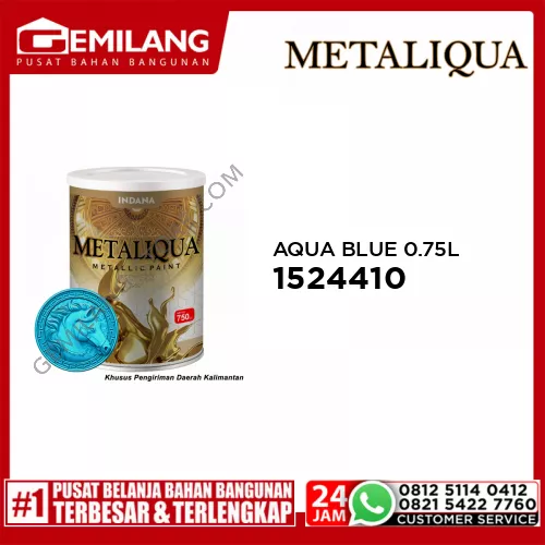 METALIQUA AQUA BLUE 0.75ltr (1524410)