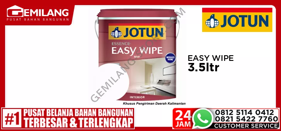 JOTUN ESSENCE EASY WIPE WHITE 3.5ltr