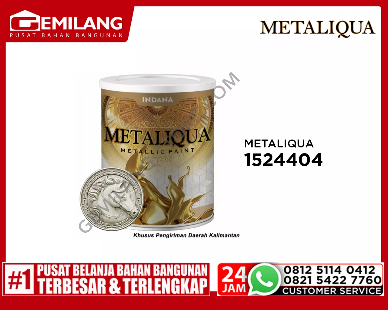 METALIQUA PEARL WHITE 0.90ltr (1524404)