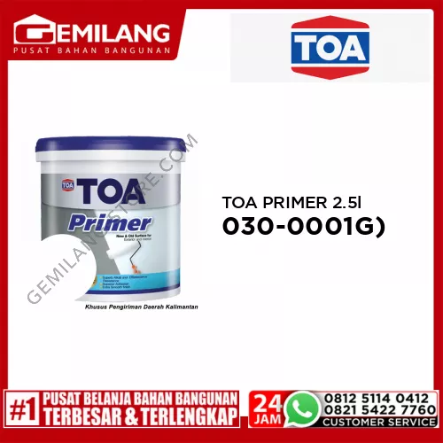 TOA PRIMER 2.5ltr (11030-0001G)