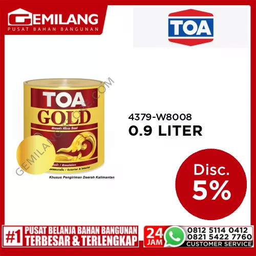 TOA GOLD 4379-W8008 0.9ltr
