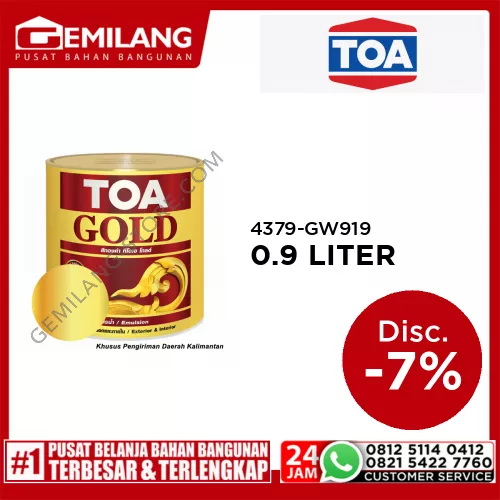 TOA GOLD 4379-GW919 0.9ltr
