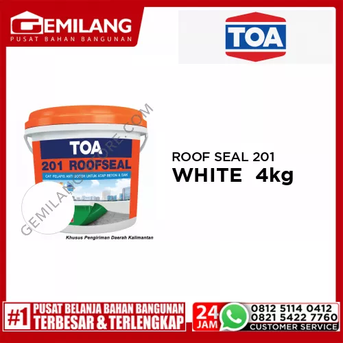 TOA ROOF SEAL 201 WHITE  4kg
