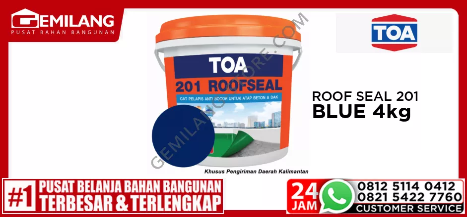 TOA ROOF SEAL 201 BLUE  4kg